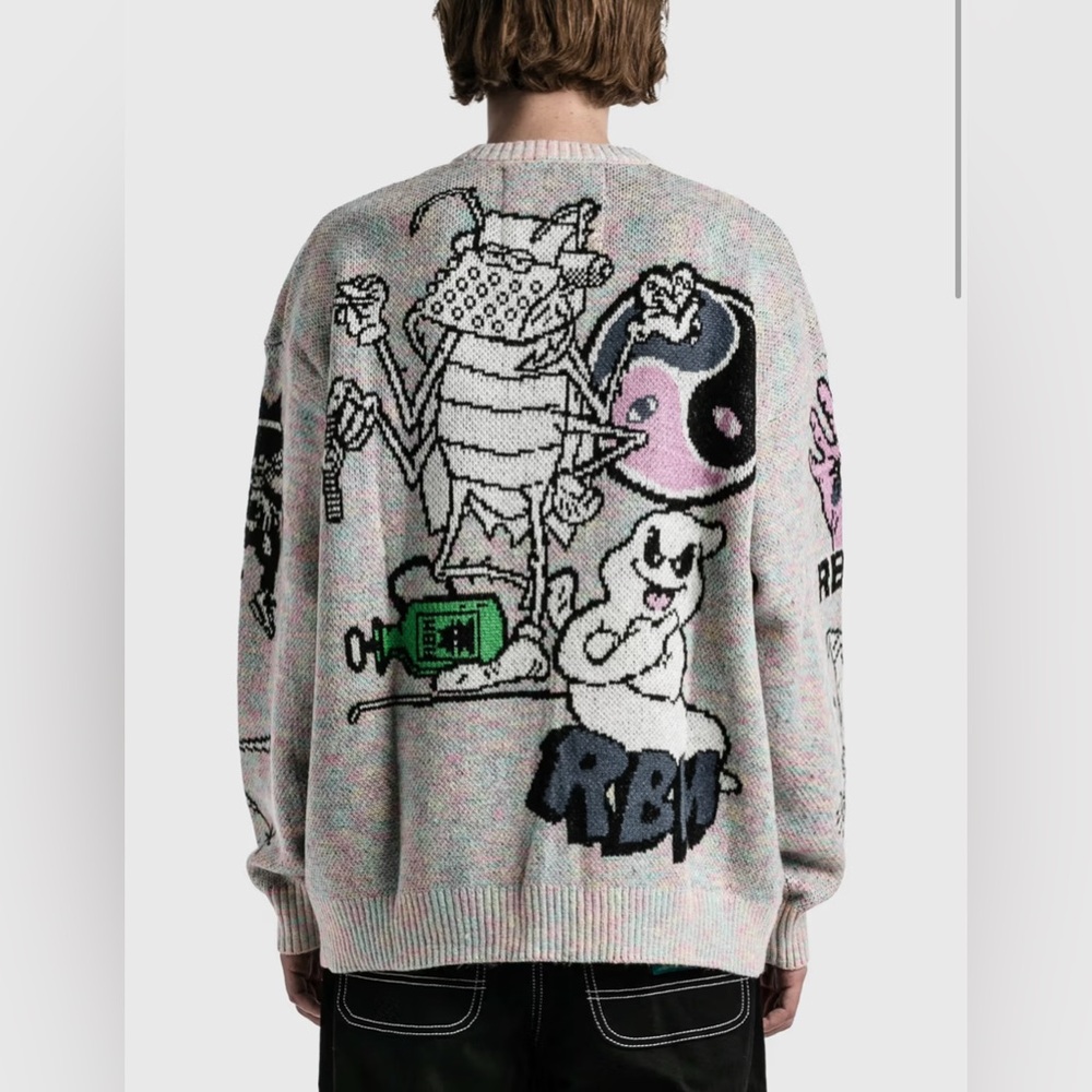 Real Bad Man - Too Many Graphics Sweater - Picture 3 of 8